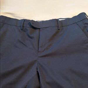 Michael Kors Black Flat Front Shorts